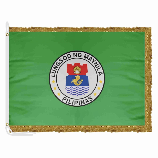 Manila Satin Office Flag