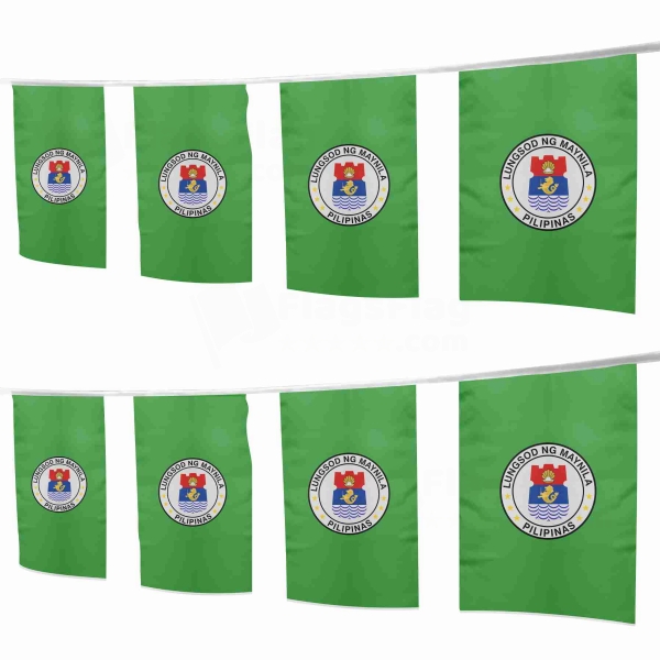 Manila Square String Flags