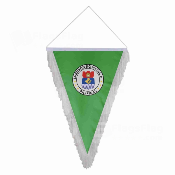 Manila Triangle Fringed Streamers