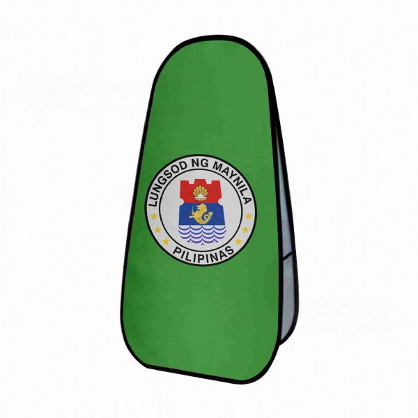 Manila Vertical Cloth Banner Display Stands