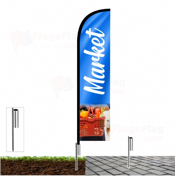 Market Advertising Flags