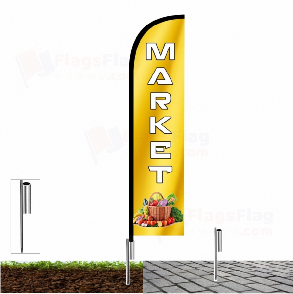 Market Sail Flag