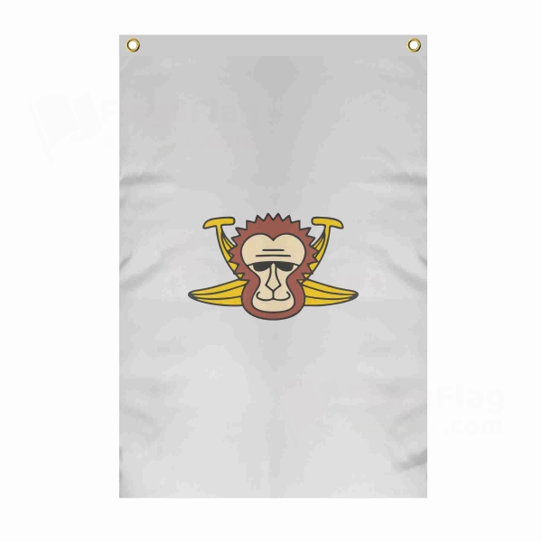 Masira Pirates Large Size Flag Hanging on Building