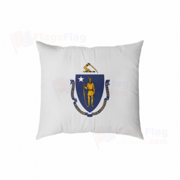 Massachusetts Digital Printed Pillow Cover