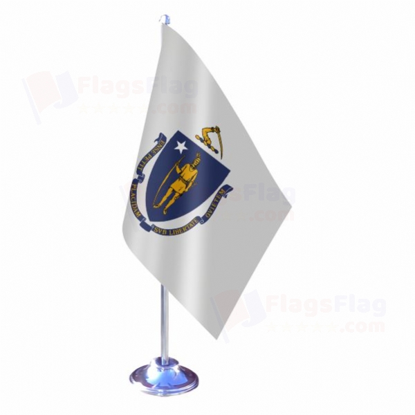 Massachusetts Single Table Flag