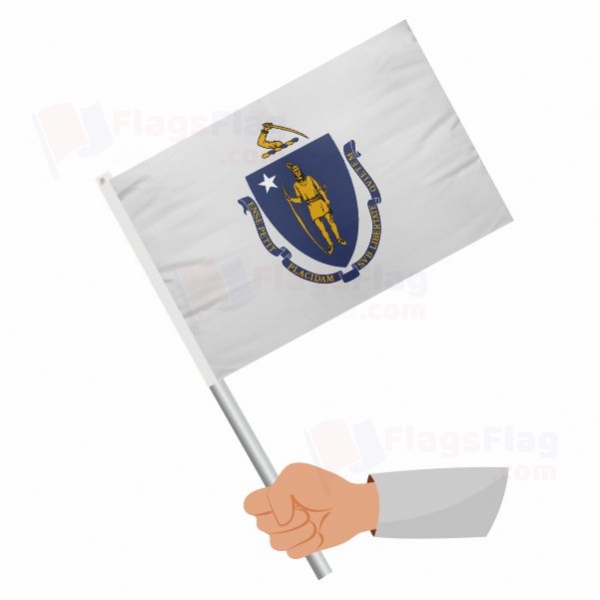 Massachusetts Stick Flag