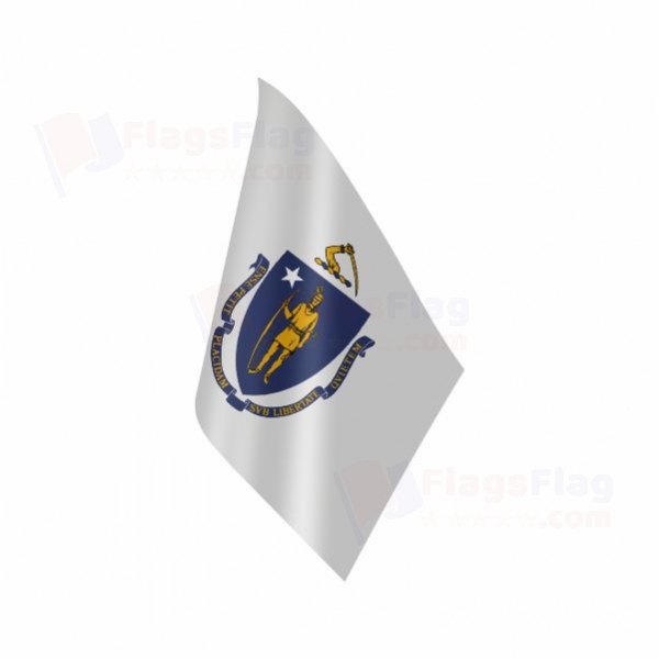 Massachusetts Table Flag
