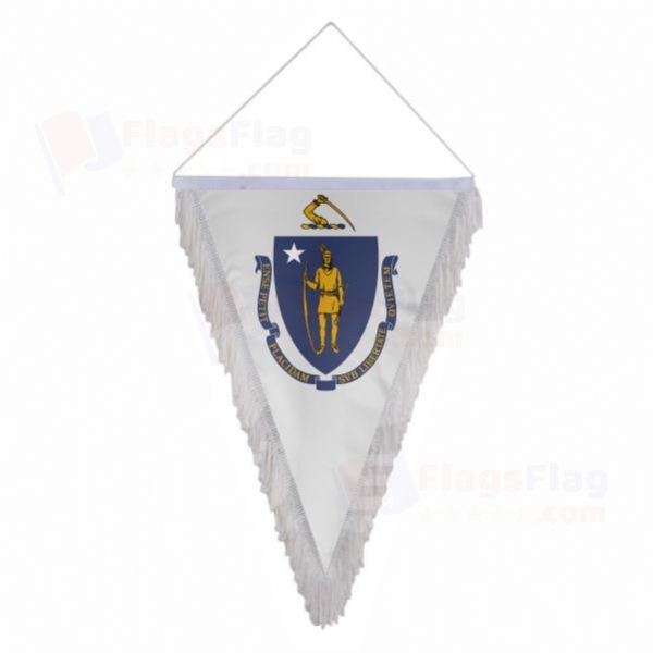 Massachusetts Triangle Fringed Streamers