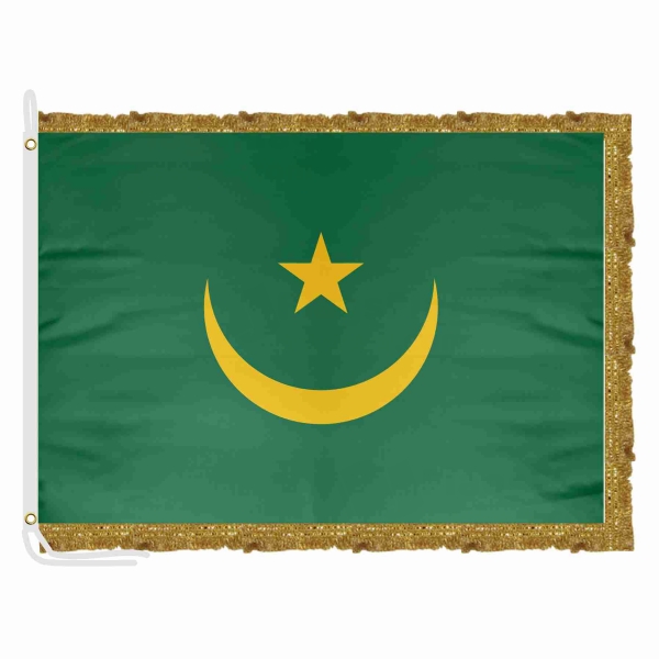Mauritania 1959 2017 Satin Office Flag