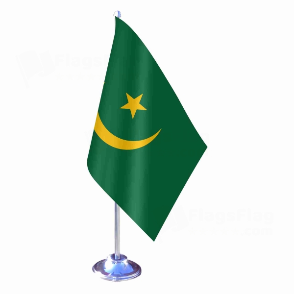 Mauritania 1959 2017 Single Table Flag