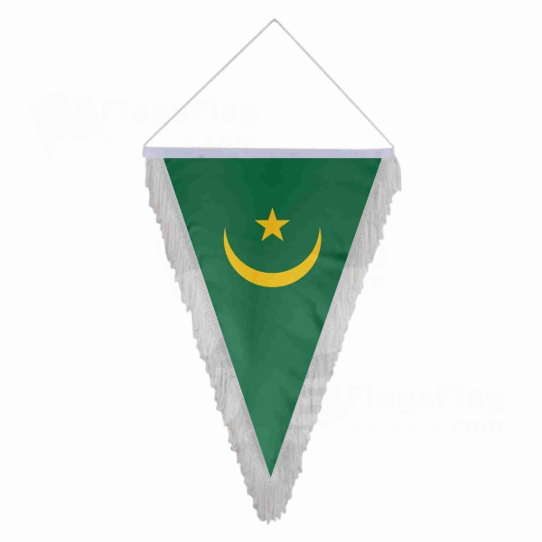 Mauritania 1959 2017 Triangle Fringed Streamers
