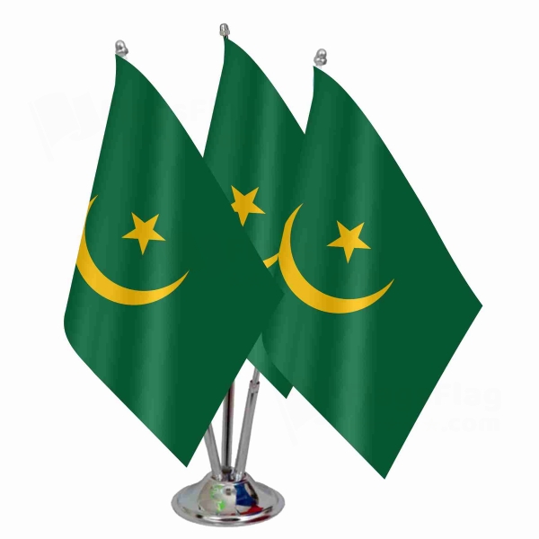 Mauritania 1959 2017 Triple Table Flag