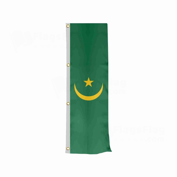 Mauritania 1959 2017 Vertically Raised Flags