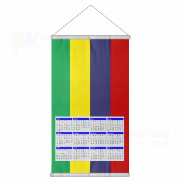 Mauritius Woven Fabric Digital Printing Calendar