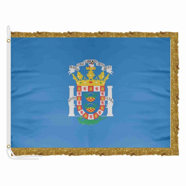 Melilla Satin Office Flag