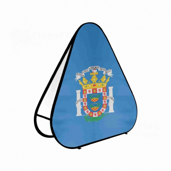 Melilla Triangle Fabric Banner Display Stands