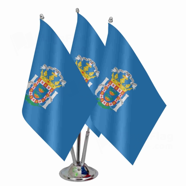 Melilla Triple Table Flag