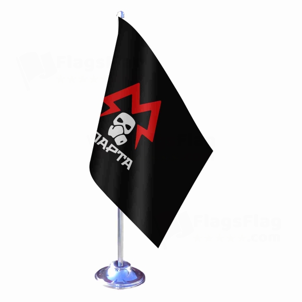 Metro Sparta Battalion Single Table Flag