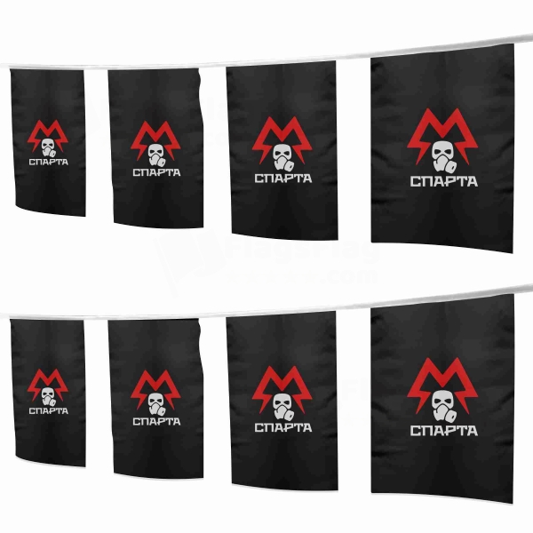 Metro Sparta Battalion Square String Flags