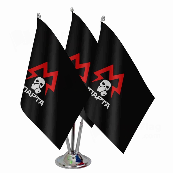 Metro Sparta Battalion Triple Table Flag