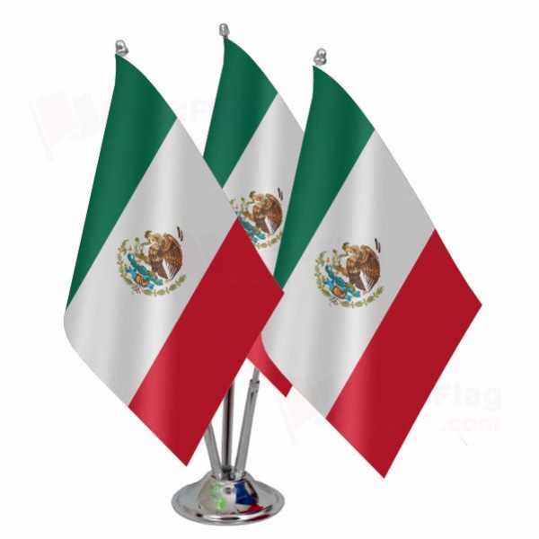 Mexico Triple Table Flag