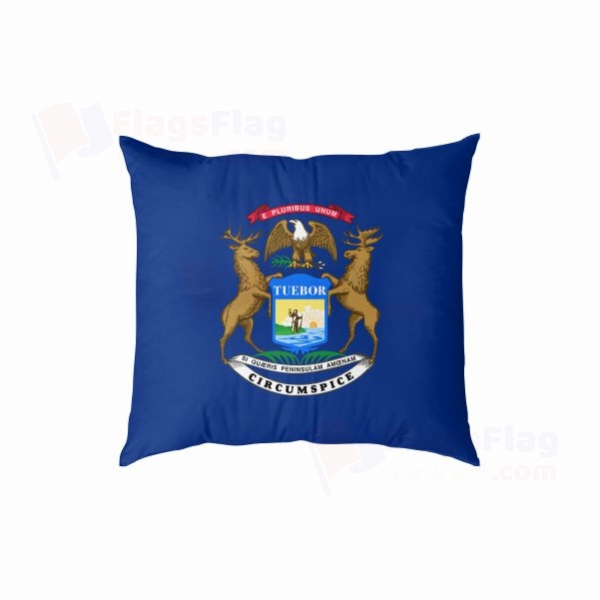 Michigan Digital Printed Pillow Cover