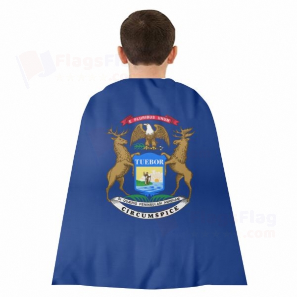Michigan Woven Fabric Cloak Digital Printing