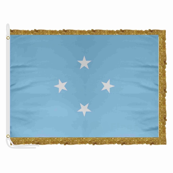 Micronesia Satin Office Flag