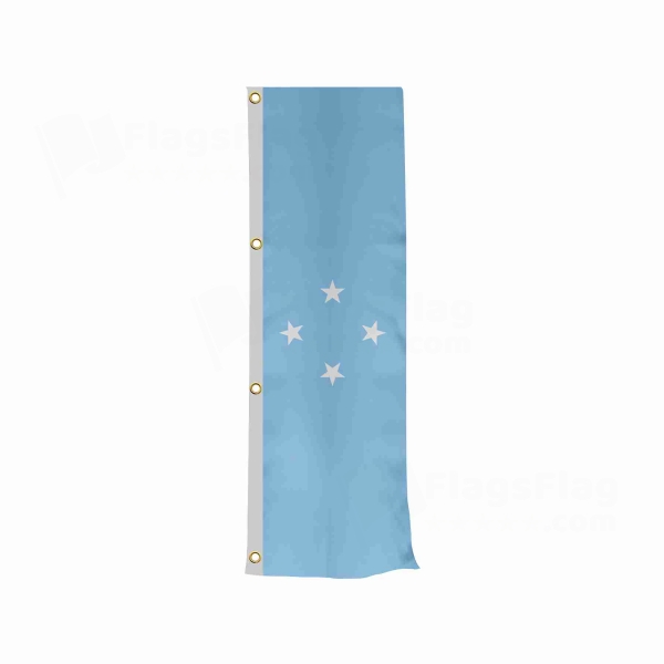 Micronesia Vertically Raised Flags