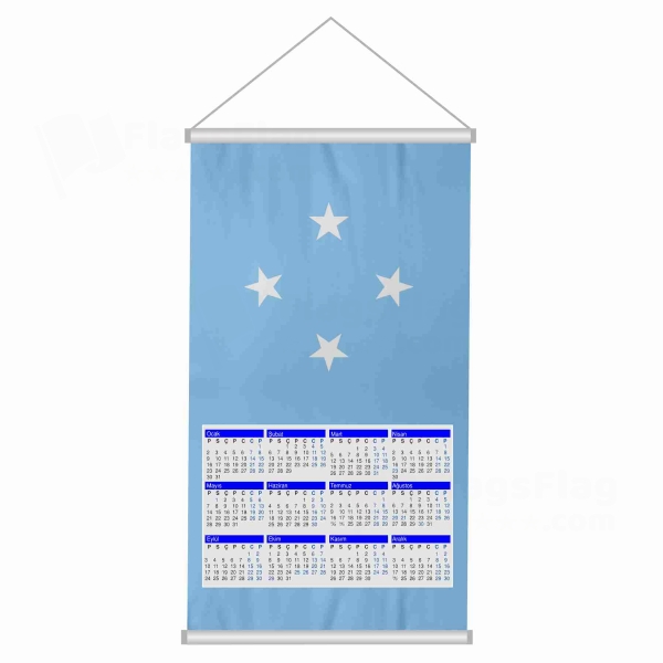Micronesia Woven Fabric Digital Printing Calendar