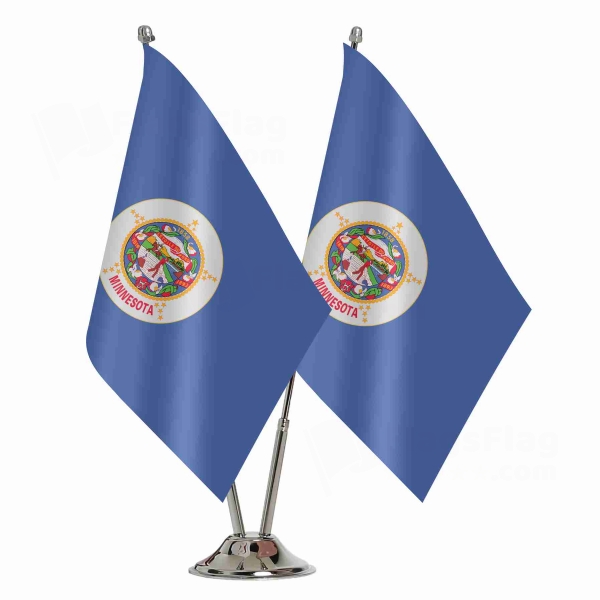Minnesota 1983 2024 2 Table Flags