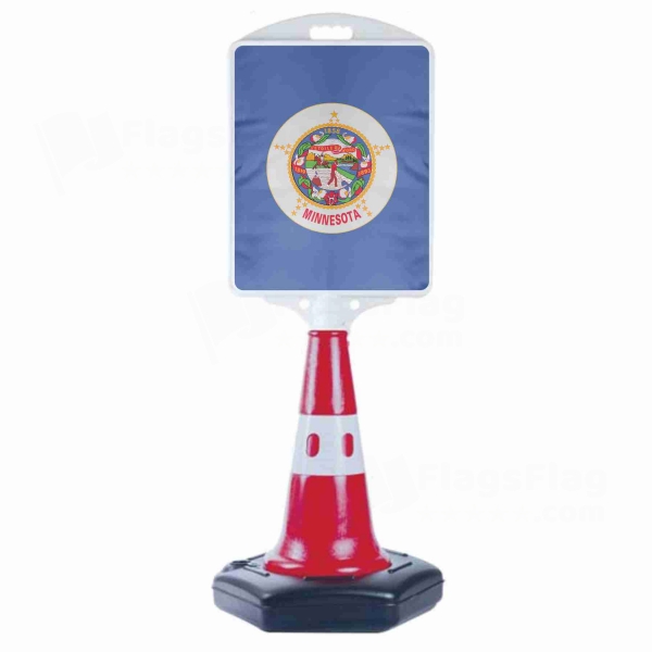 Minnesota 1983 2024 Small Size Road Bollard
