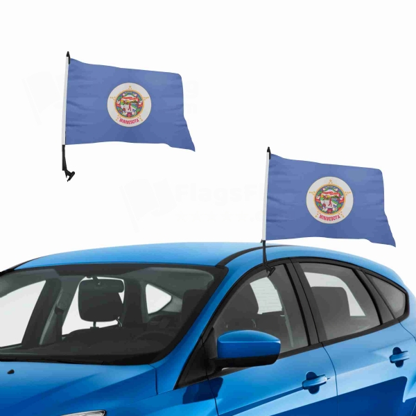 Minnesota 1983 2024 Vehicle Convoy Flag