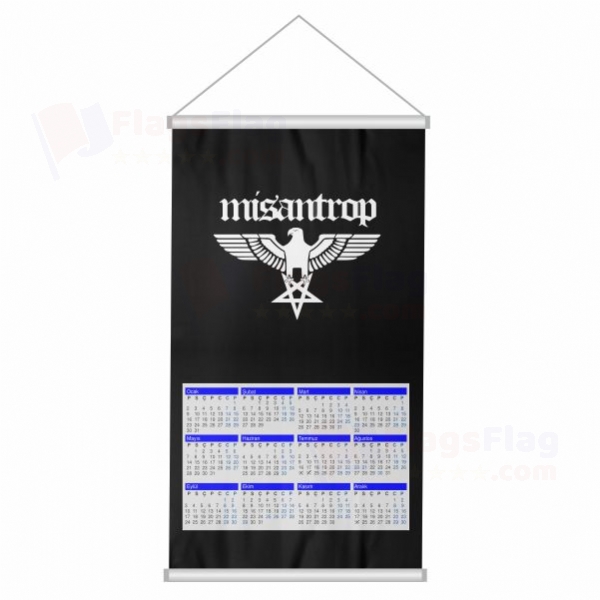 Misantrop Woven Fabric Digital Printing Calendar
