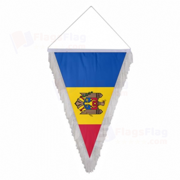 Moldova Triangle Fringed Streamers