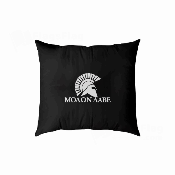 Molon Labe Digital Printed Pillow Cover
