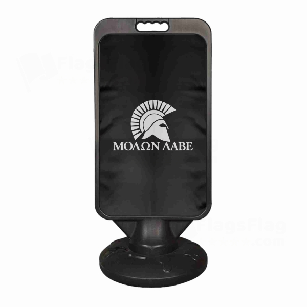 Molon Labe Plastic Advertising Pontoon