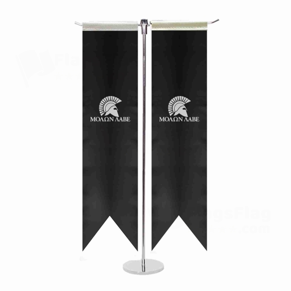 Molon Labe T Table Flags