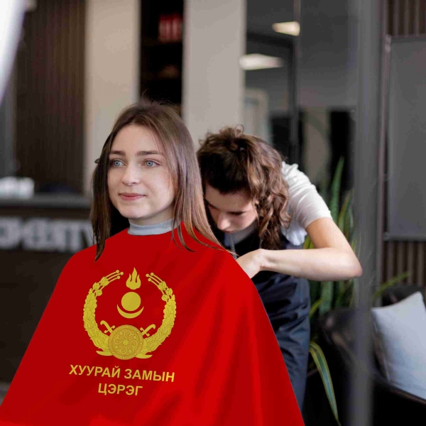 Mongolian Ground Force Barber Apron