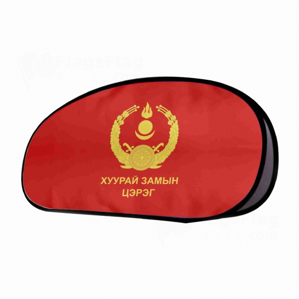 Mongolian Ground Force Horizontal Fabric Banner Display Stands