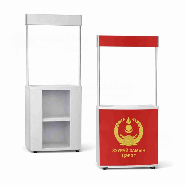 Mongolian Ground Force Square Promotion Stand