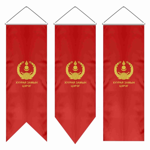 Mongolian Ground Force Swallowtail Flags