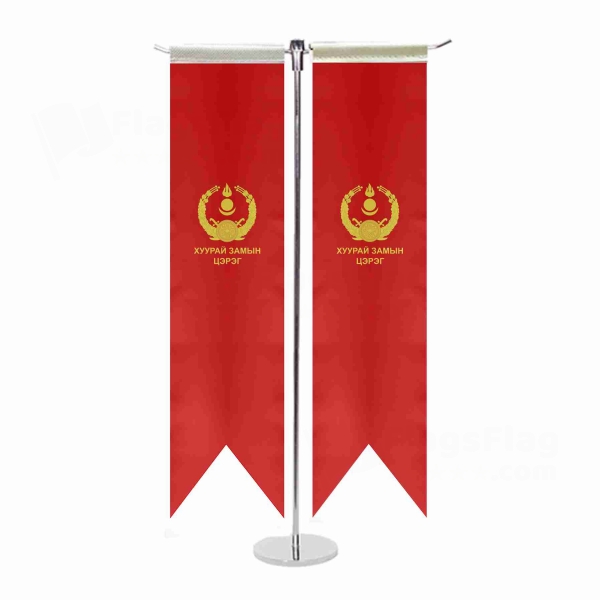 Mongolian Ground Force T Table Flags