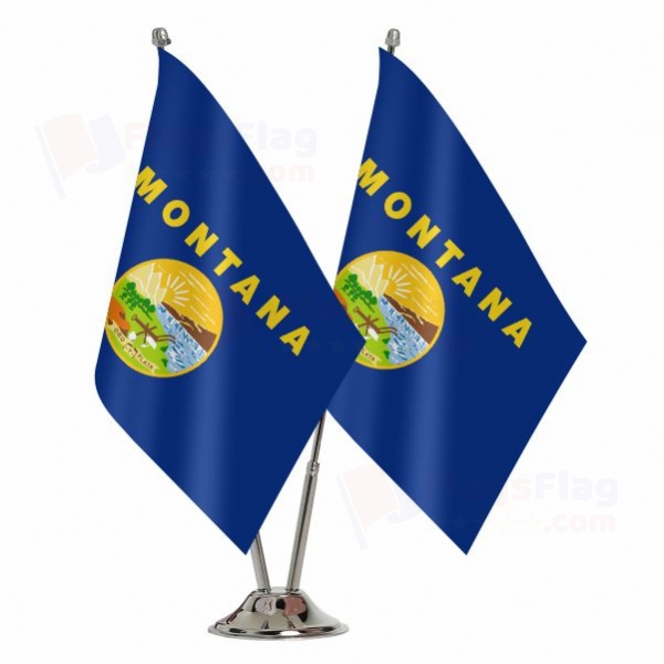 Montana 2 Table Flags