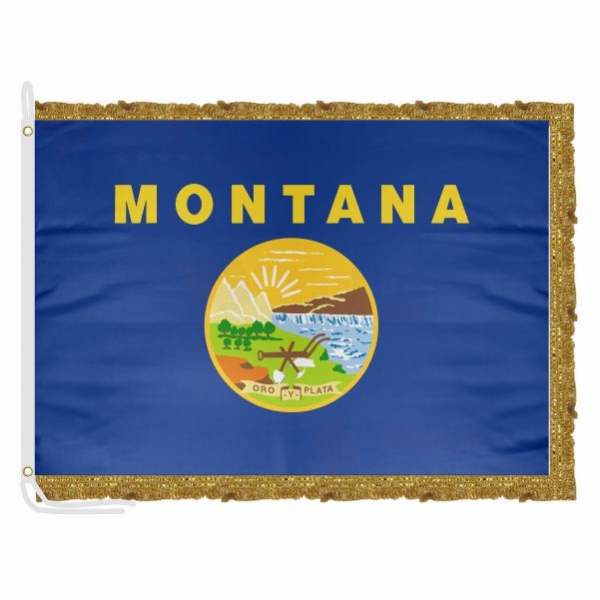 Montana Satin Office Flag