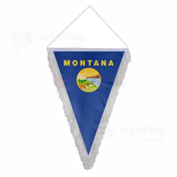 Montana Triangle Fringed Streamers