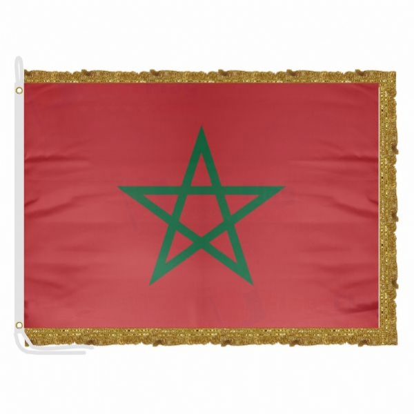 Morocco Satin Office Flag