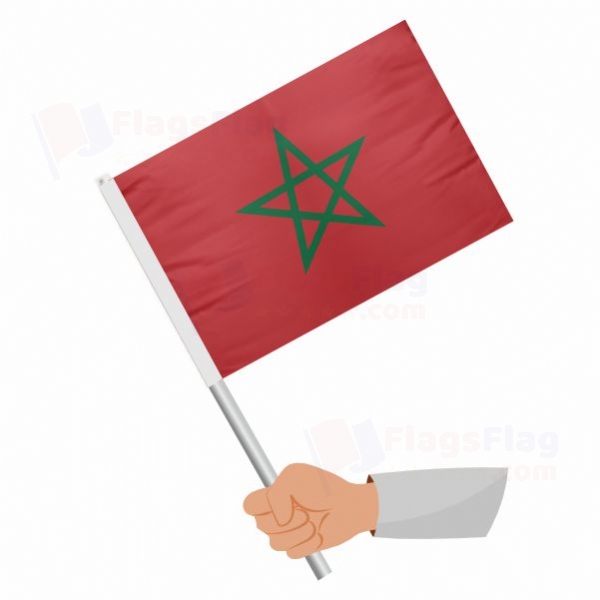 Morocco Stick Flag