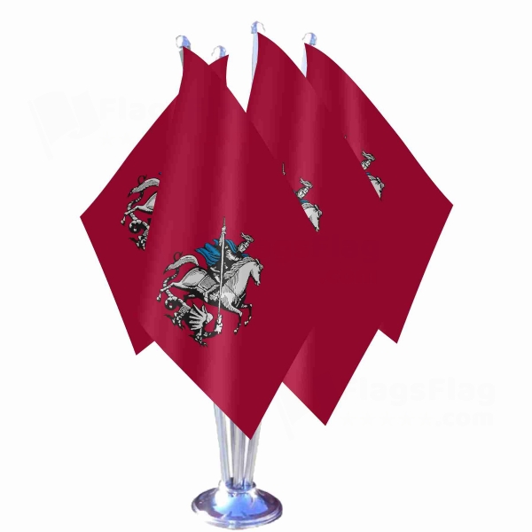 Moscow Quadruple Table Flag