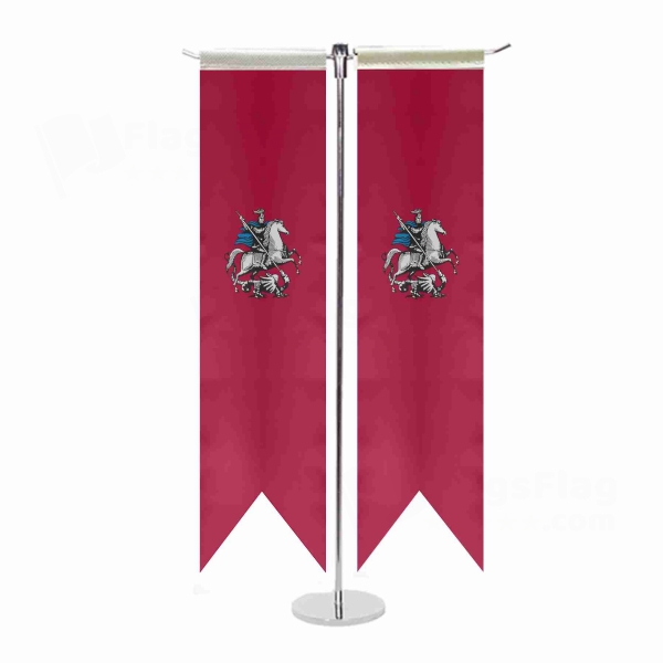 Moscow T Table Flag